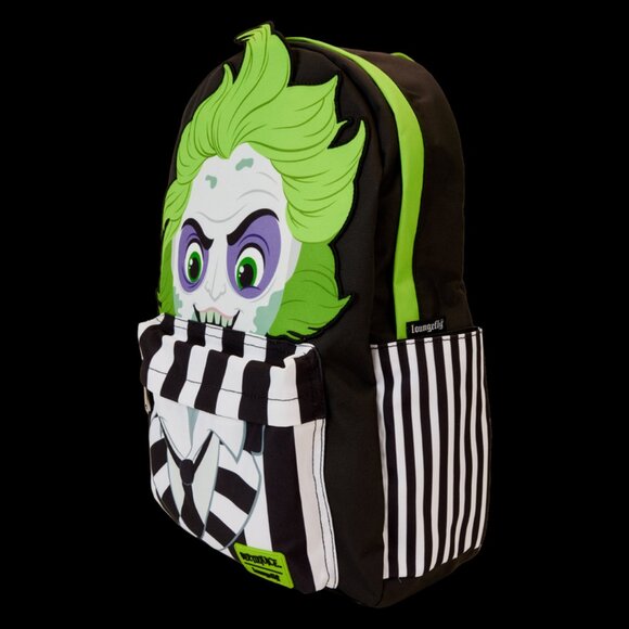 Beetlejuice Cosplay Full-Size Backpack NWT - Picture 5 of 6